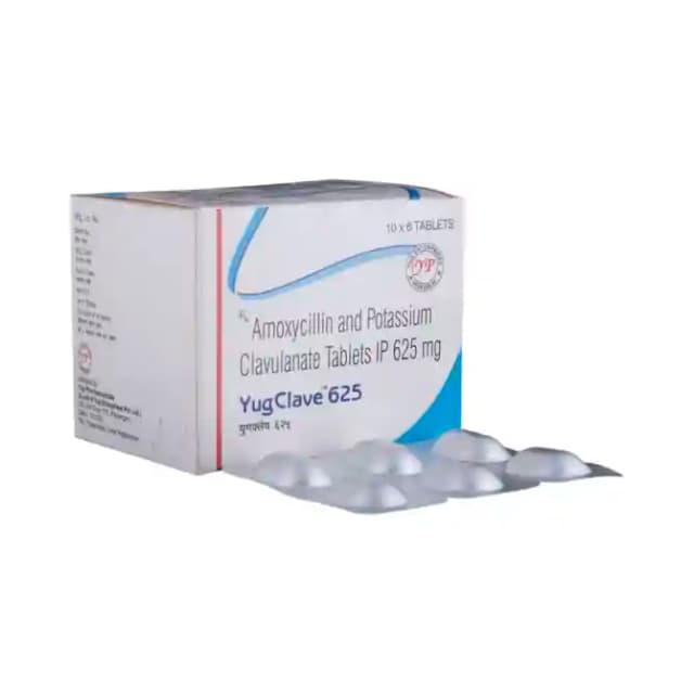 Yugclave 625 (6 tablets in 1 strip)
