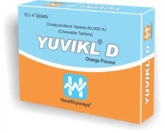 Yuvikl D (1 Strip Of 4 tablets)