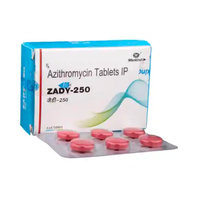 Zady 250 (6 tablets in 1 strip)
