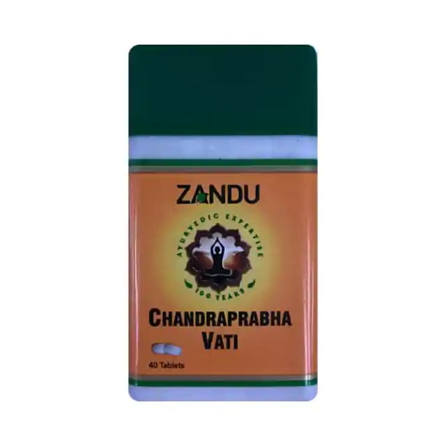 Zandu Chandraprabha Vati (1 Bottle of 40 tablets)