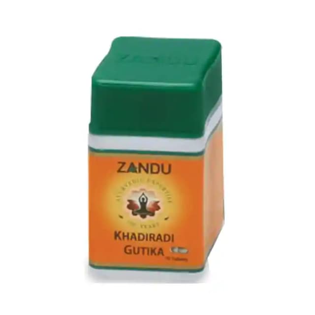 Zandu Khadiradi Gutika (1 Bottle of 70 tablets)