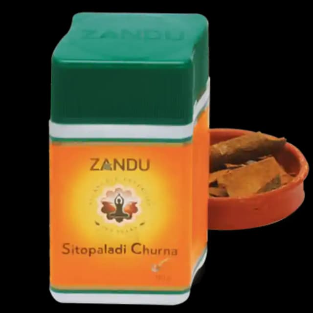 Zandu Sitopaladi Churna (1 Bottle of 180 gm Churna)