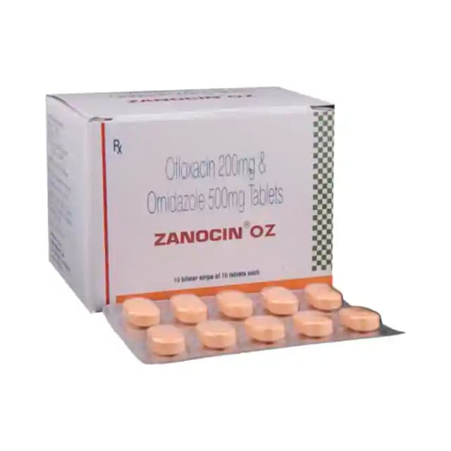 Zanocin OZ (10 tablets in 1 strip)