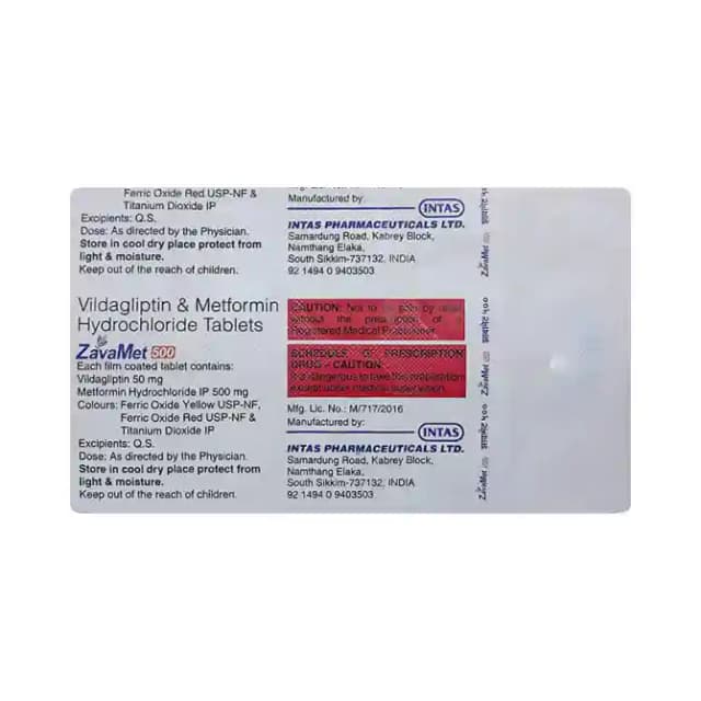 Zavamet 500 (10 tablets in 1 strip)