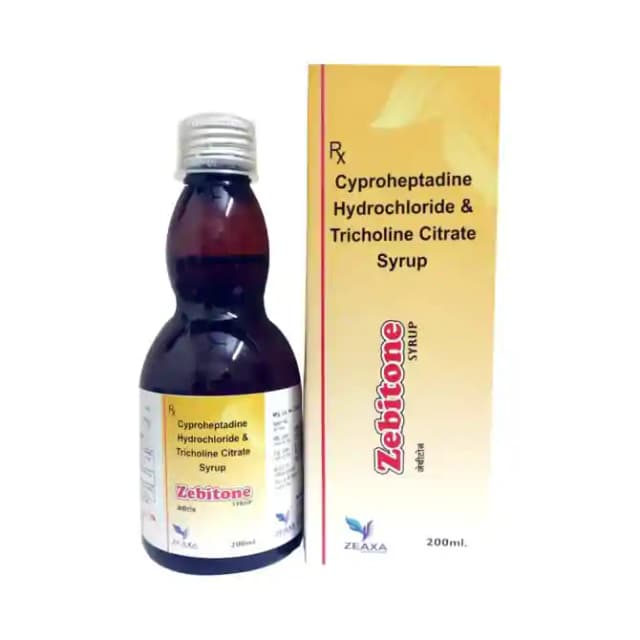 Zebitone Syrup (200 ml in 1 bottle)