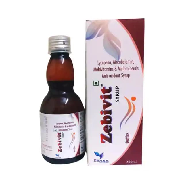 Zebivit Syrup (1 Bottle of 200 ml Syrup)