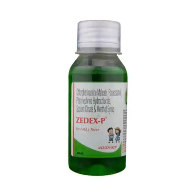 Zedex P Syrup (60 ml in 1 bottle)