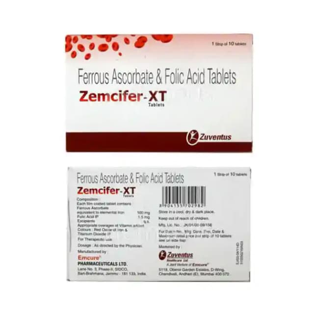 Zemcifer XT (1 Strip Of 10 tablets)