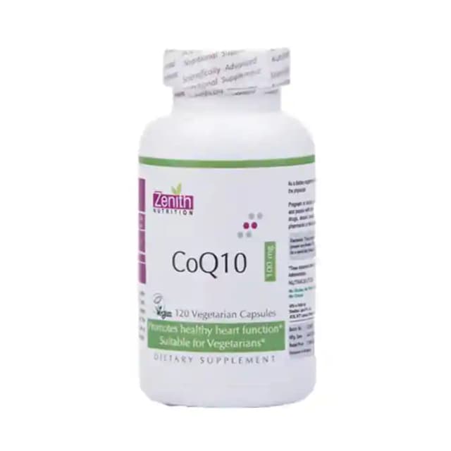 Zenith Nutrition Coq10 100mg (1 Bottle of 120 capsules)