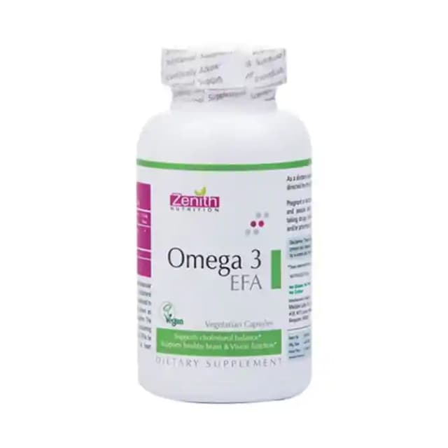 Zenith Nutrition Omega 3 Efa (1 Bottle of 60 capsules)