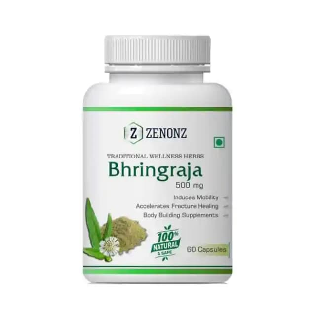 Zenonz Bhringraja 500mg (1 Bottle of 60 capsules)