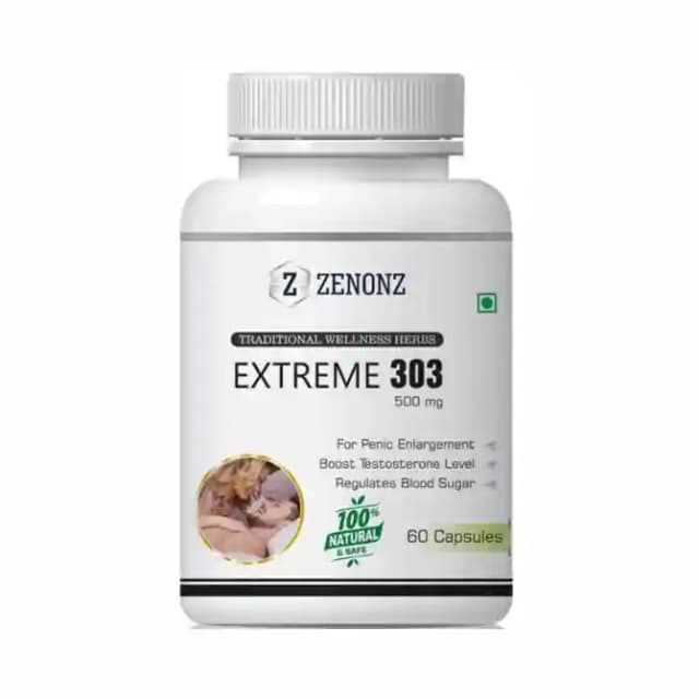 Zenonz Extreme 303, 500mg (1 Bottle of 60 capsules)