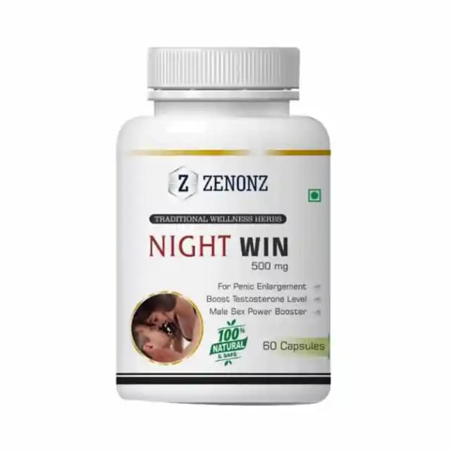 Zenonz Night Win 500mg (1 Bottle of 60 capsules)