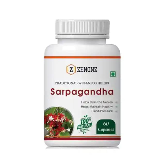 Zenonz Sarpagandha (1 Bottle of 60 capsules)