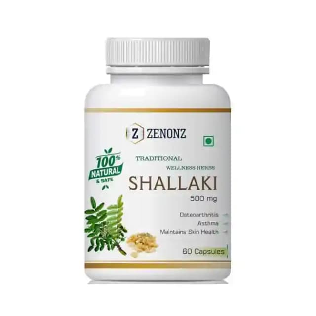 Zenonz Shallaki 500mg (1 Bottle of 60 capsules)