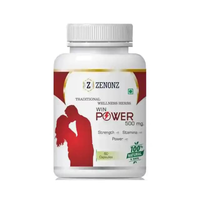 Zenonz Win Power 500mg (1 Bottle of 60 capsules)