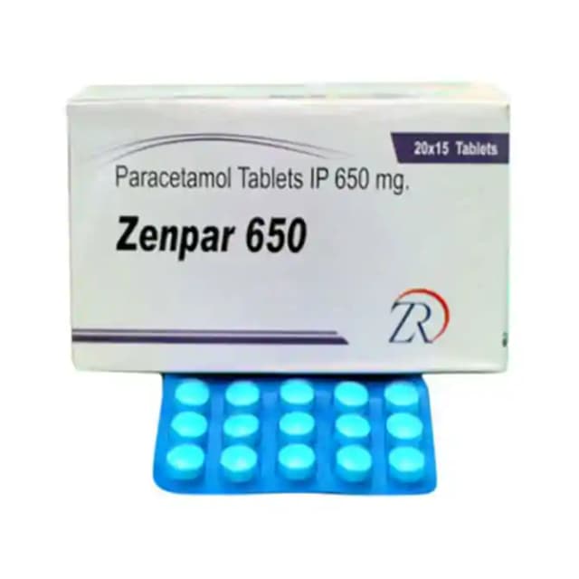 Zenpar 650mg (15 tablets in 1 strip)