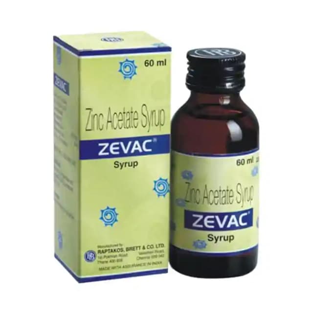 Zevac Syrup (1 Bottle of 60 ml Syrup)