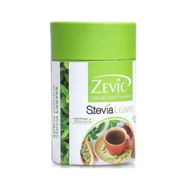Zevic Stevia Handpicked Leaves (1 Packet Of 50 gm Leaves)