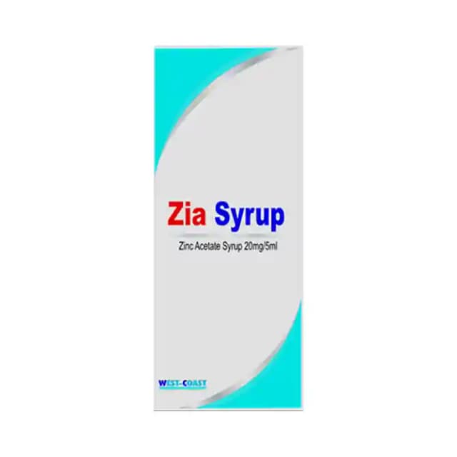 Zia Syrup (1 Bottle of 50 ml Syrup)