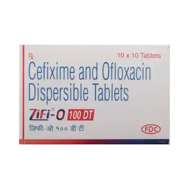 Zifi O 100 DT (10 tablets dt in 1 strip)