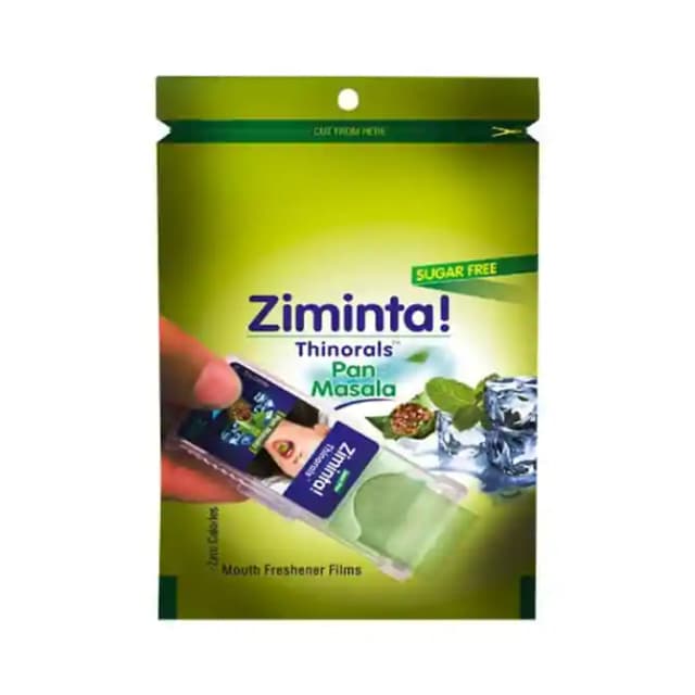 Ziminta Mouth Freshener Paan Masala (1 Packet Of 30 disintegrating strips)
