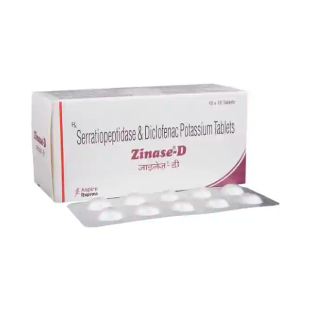 Zinase D (10 tablets in 1 strip)