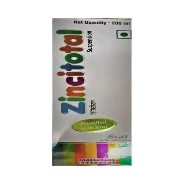 Zincitotal Syrup (1 Bottle of 200 ml Syrup)
