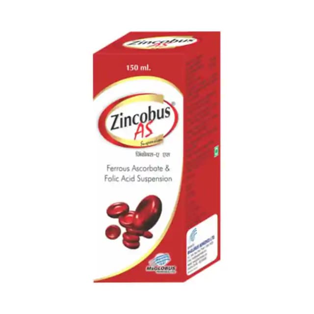 Zincobus AS Suspension (1 Bottle of 150 ml Suspension)