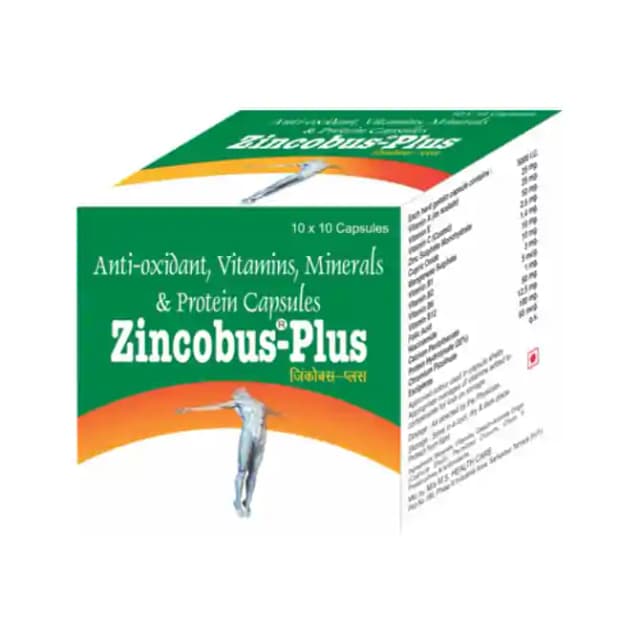Zincobus Plus (1 Strip Of 10 capsules)