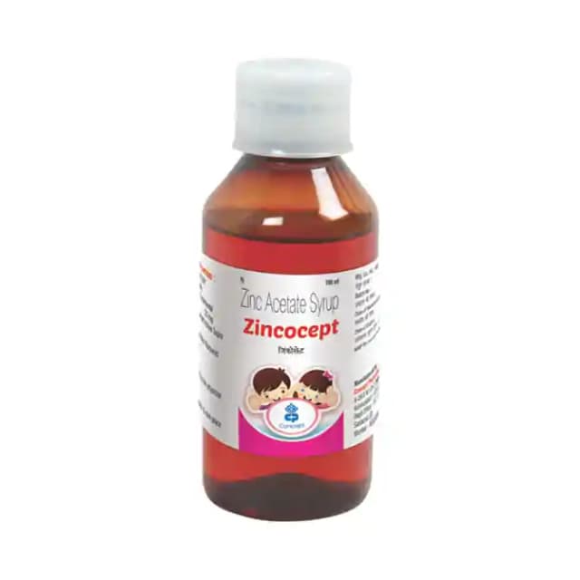 Zincocept Syrup (1 Bottle of 100 ml Syrup)