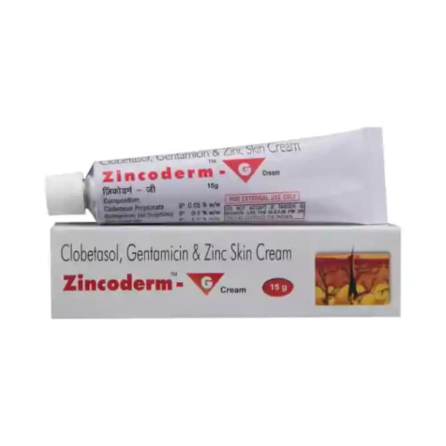 Zincoderm G Cream (15 gm in 1 tube)