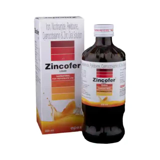 Zincofer Liquid (1 Bottle of 200 ml Liquid)