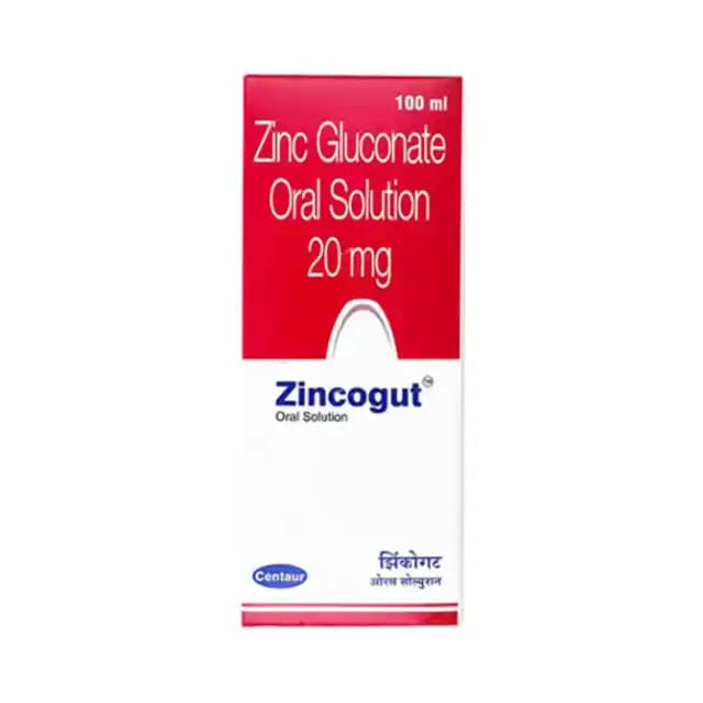 Zincogut Syrup (1 Bottle of 100 ml Syrup)