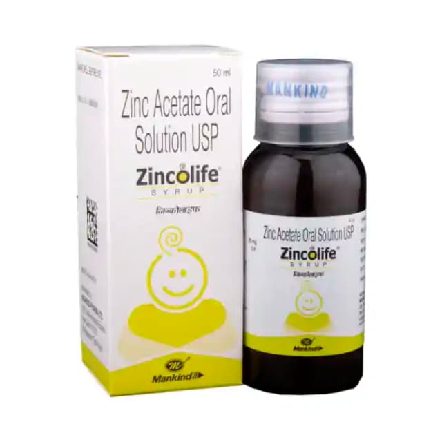 Zincolife Syrup (1 Bottle of 50 ml Oral Solution)