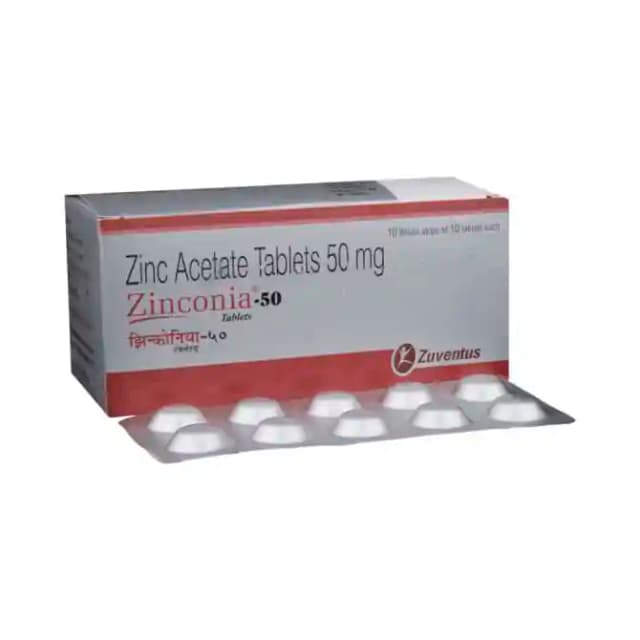 Zinconia 50 (10 tablets in 1 strip)