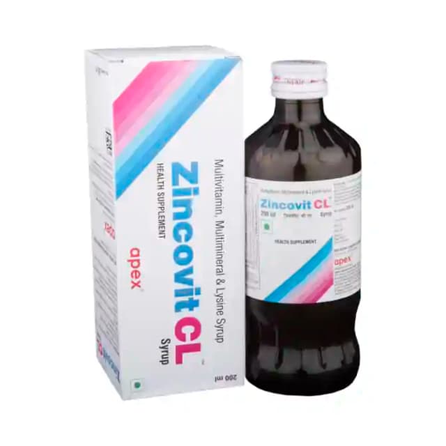 Zincovit CL Syrup (1 Bottle of 200 ml Syrup)