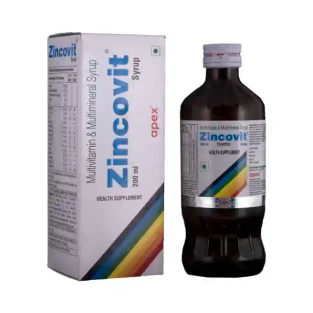 Zincovit Syrup (1 Bottle of 200 ml Syrup)