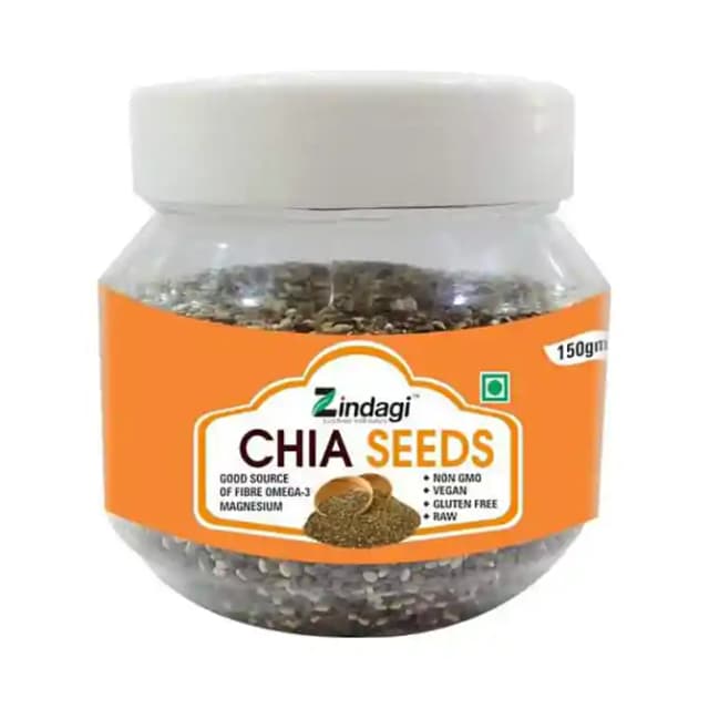 Zindagi Chia Seeds (1 Jar Of 150 gm Seeds)