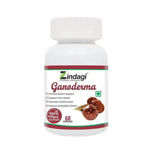 Zindagi Ganoderma (1 Bottle of 60 capsules)