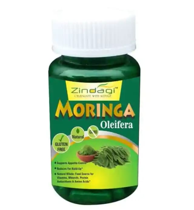 Zindagi Moringa Oleifera (1 Bottle of 60 capsules)