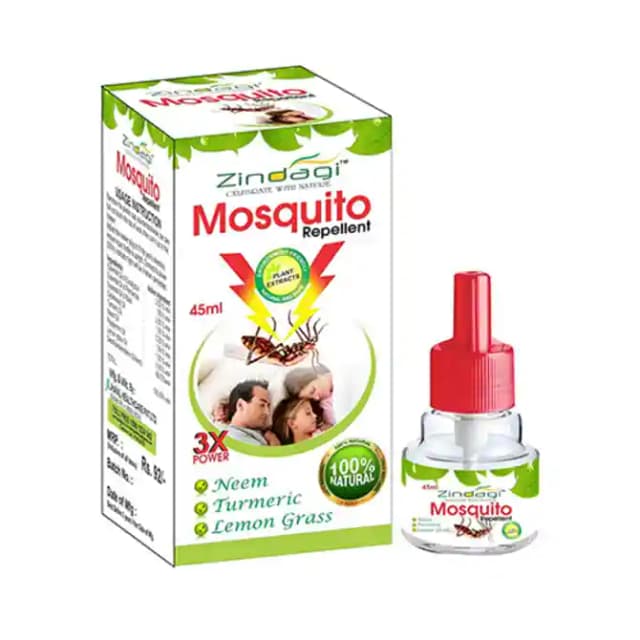 Zindagi Mosquito Repellent (1 Bottle of 45 ml Liquid)