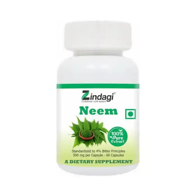 Zindagi Neem (1 Bottle of 60 capsules)