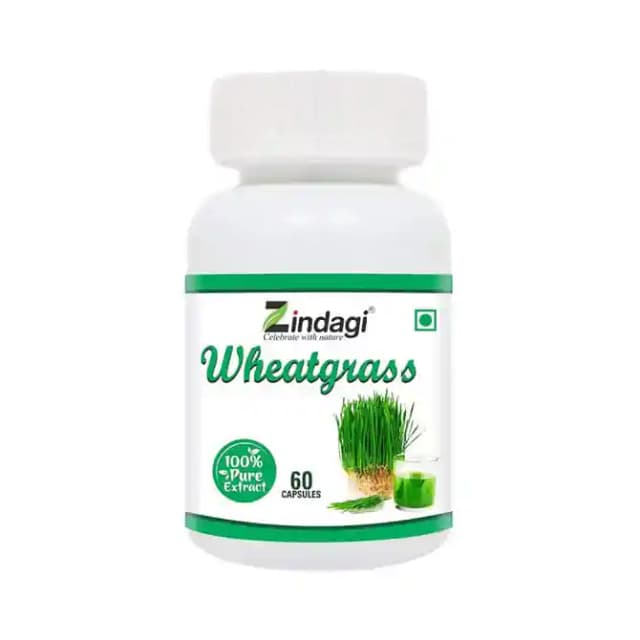 Zindagi Wheatgrass (1 Bottle of 60 capsules)