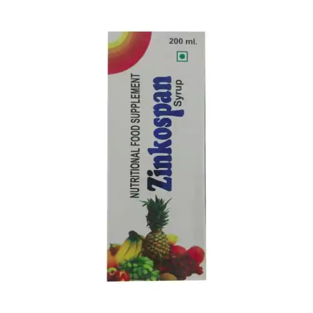 Zinkospan Syrup (1 Bottle of 200 ml Syrup)