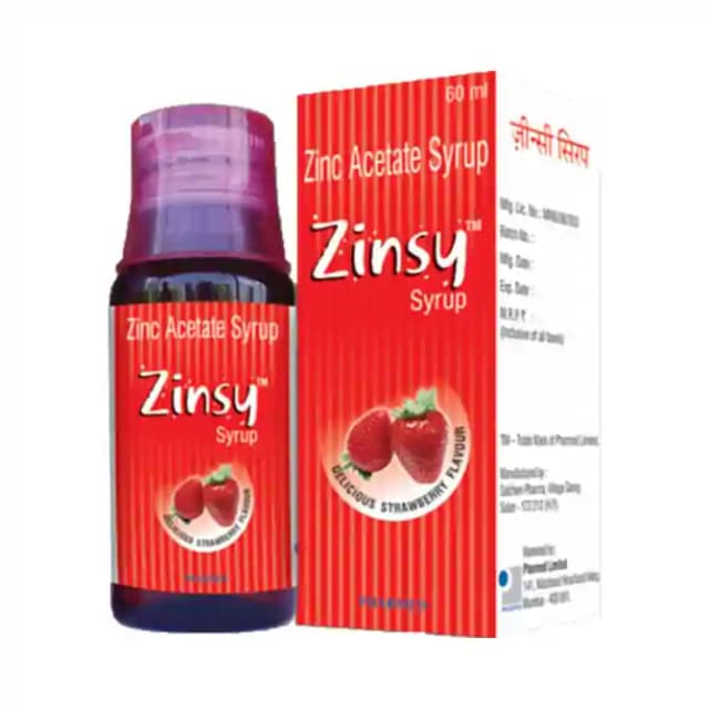 Zinsy Syrup (1 Bottle of 60 ml Syrup)