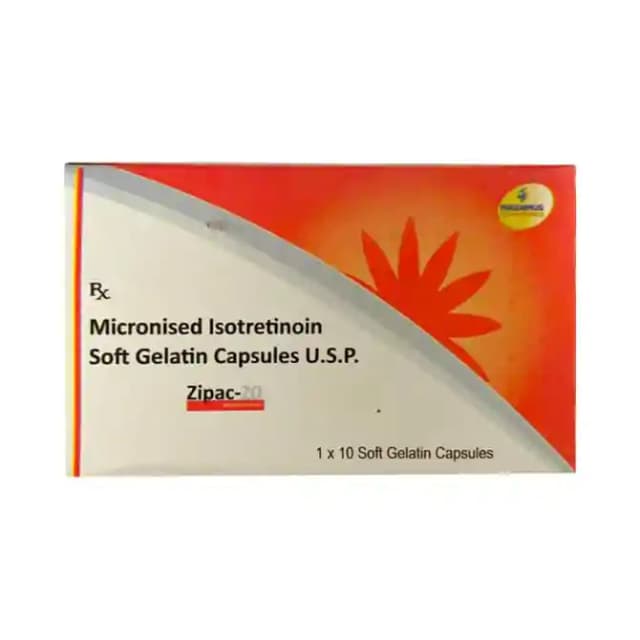 Zipac 20mg Soft Gelatin (10 soft gelatin capsules in 1 strip)