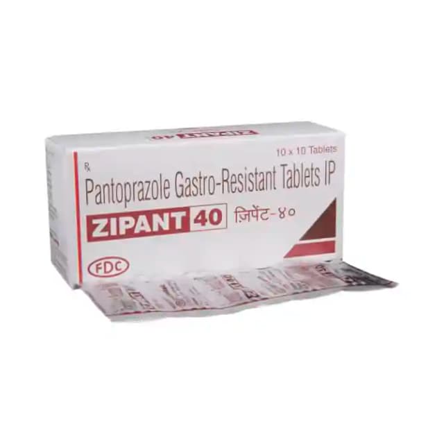 Zipant 40 (10 tablets in 1 strip)