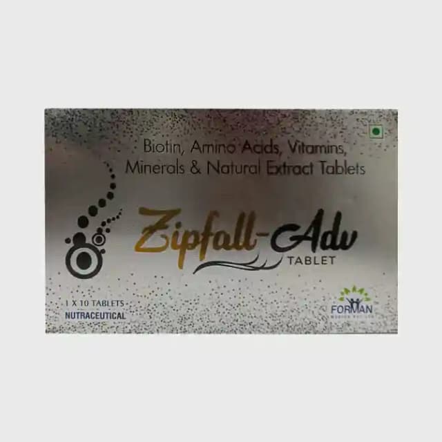 Zipfall Adv (1 Strip Of 10 tablets)