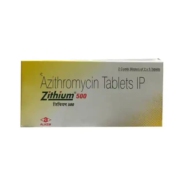 Zithium 500 (5 tablets in 1 strip)